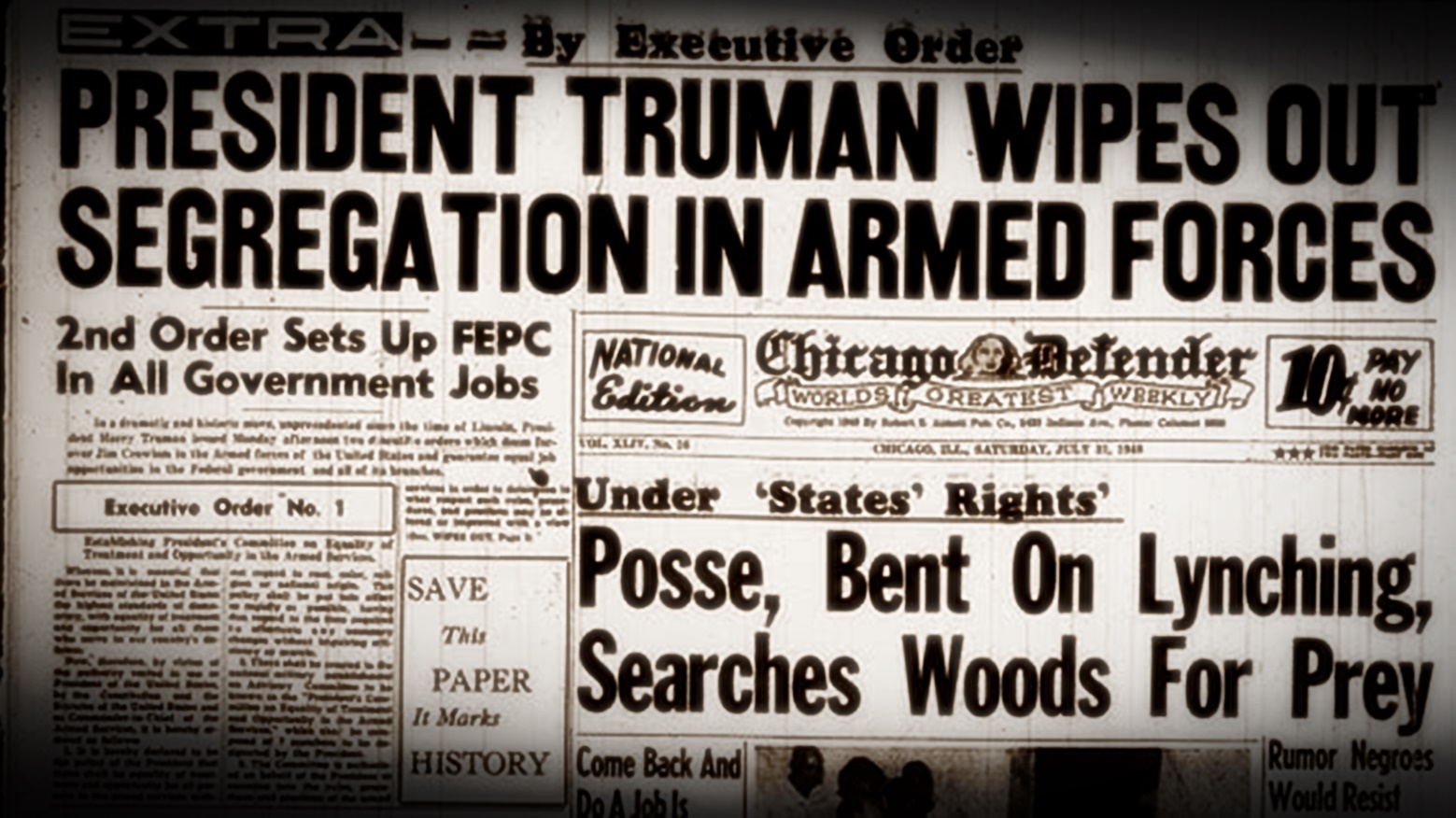 The Civil Rights Movement | President Truman Signs Executive Order 9981